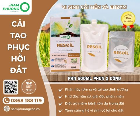 che-pham-sinh-hoc-nap-resoil-giai-doc-huu-co-cho-dat
